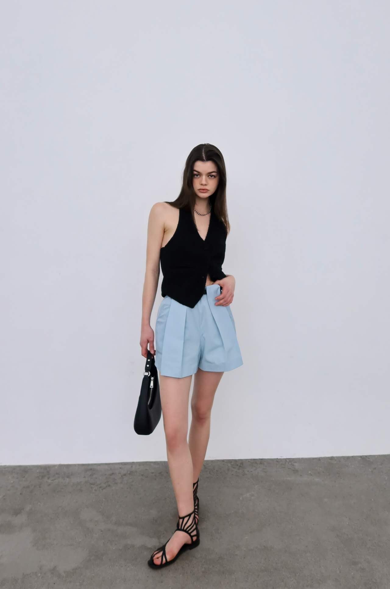 Tweed Halter Vest (3 Colors)