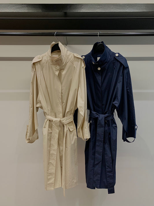 Ilaria Cotton Trench Coat (2 Colors)