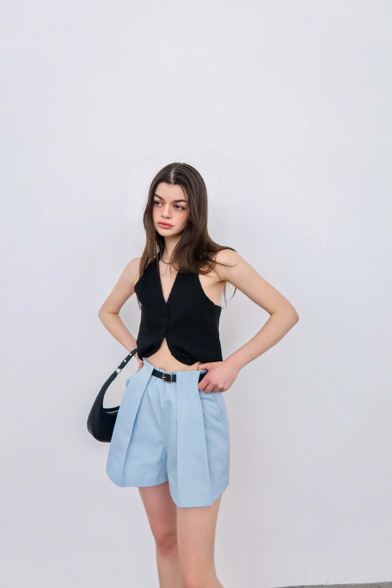 Tweed Halter Vest (3 Colors)