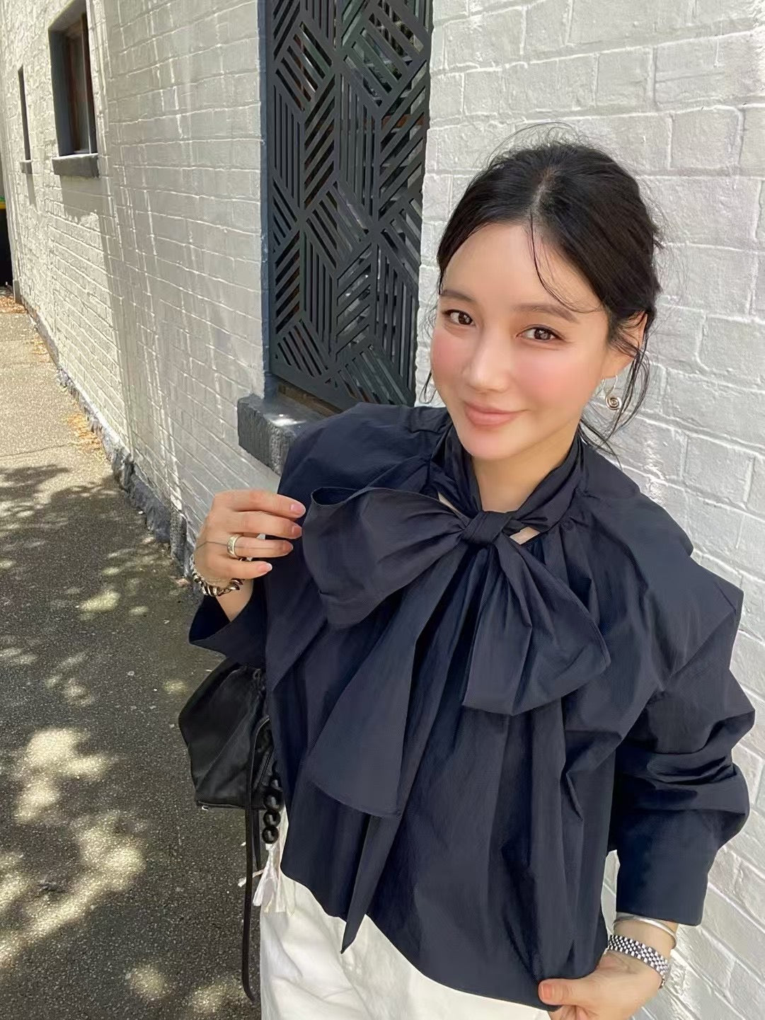 Liz Ribbon Blouse (3 Colors)