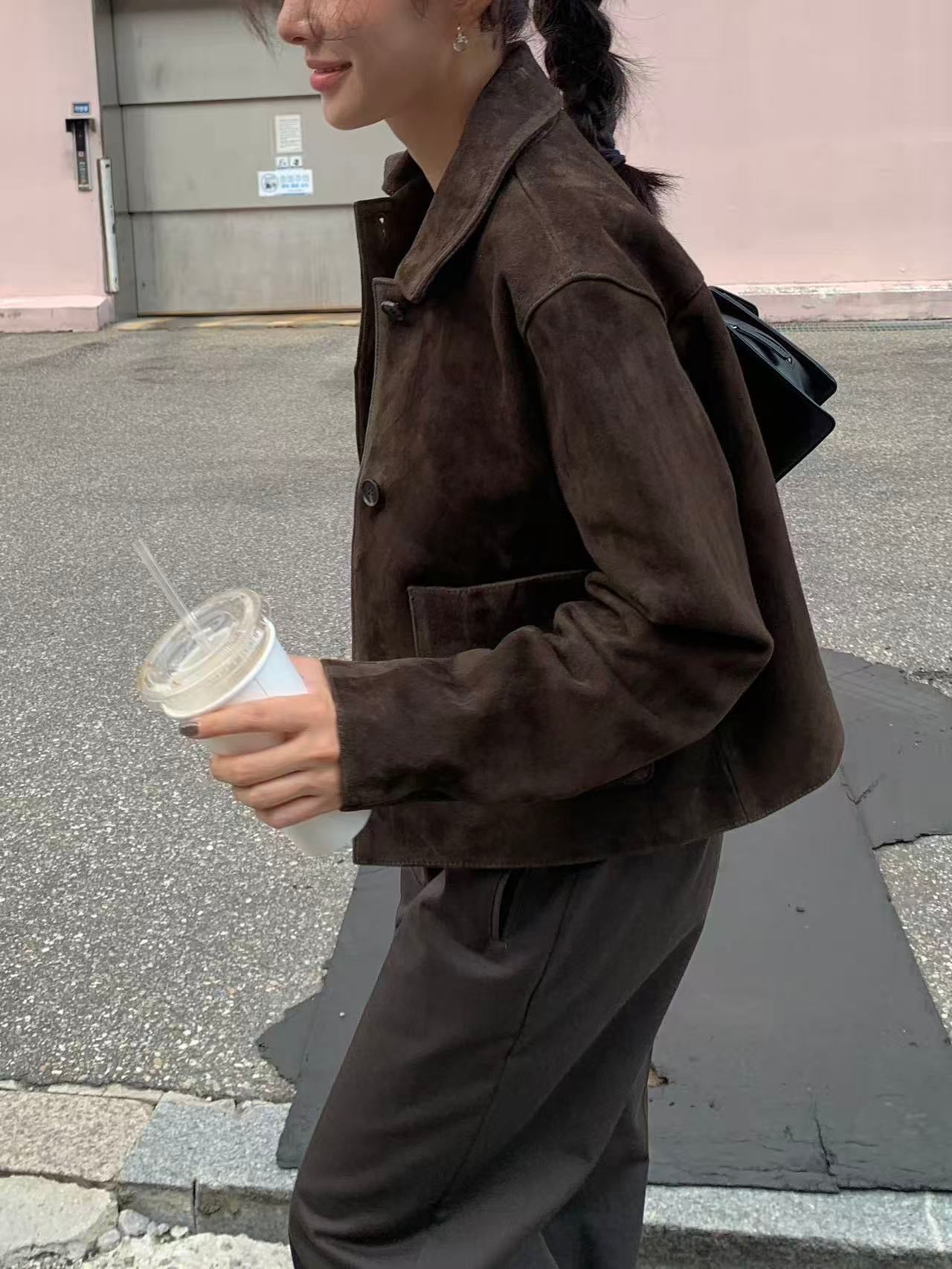 Odalys Goat Suede Jacket (2 Colors)