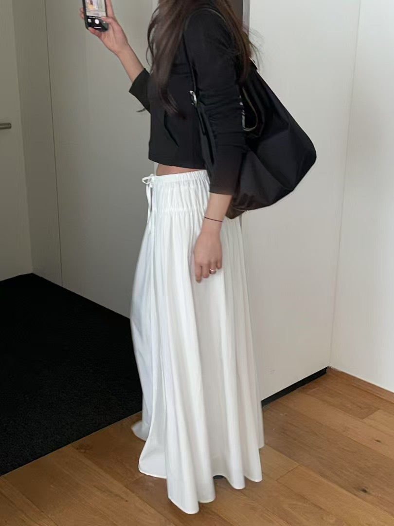 Cotton Shirring Skirt