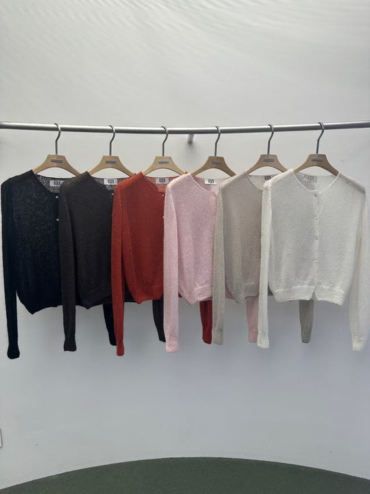 Kitty Knit Cardigan (6 Colors)