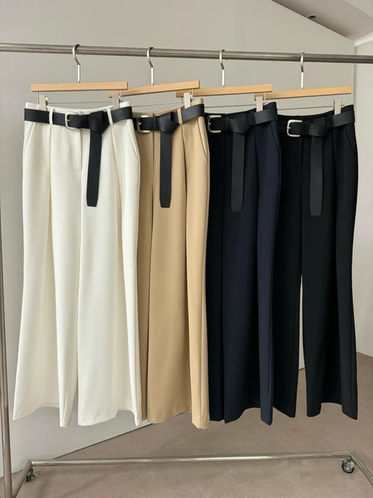 Colette Pants with Belt (4 Colors)