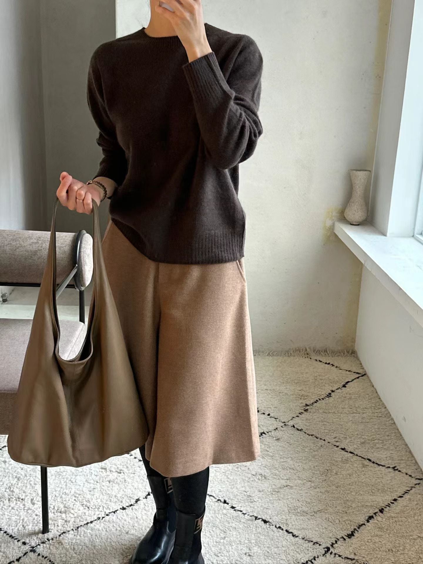 Lavinia Round Knit Top (3 Colors)