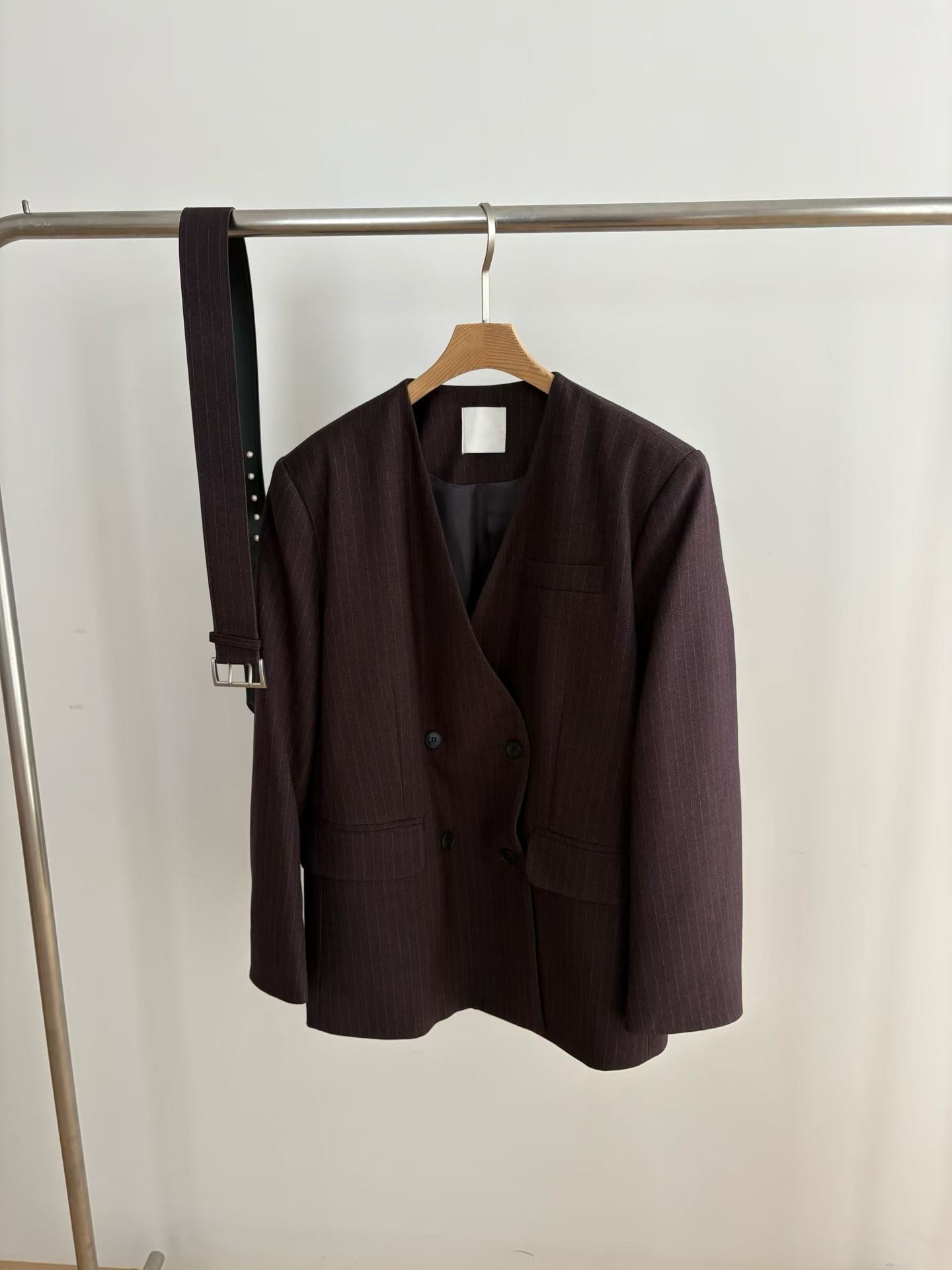 Levery Blazer with Belt Set (2 Colors)