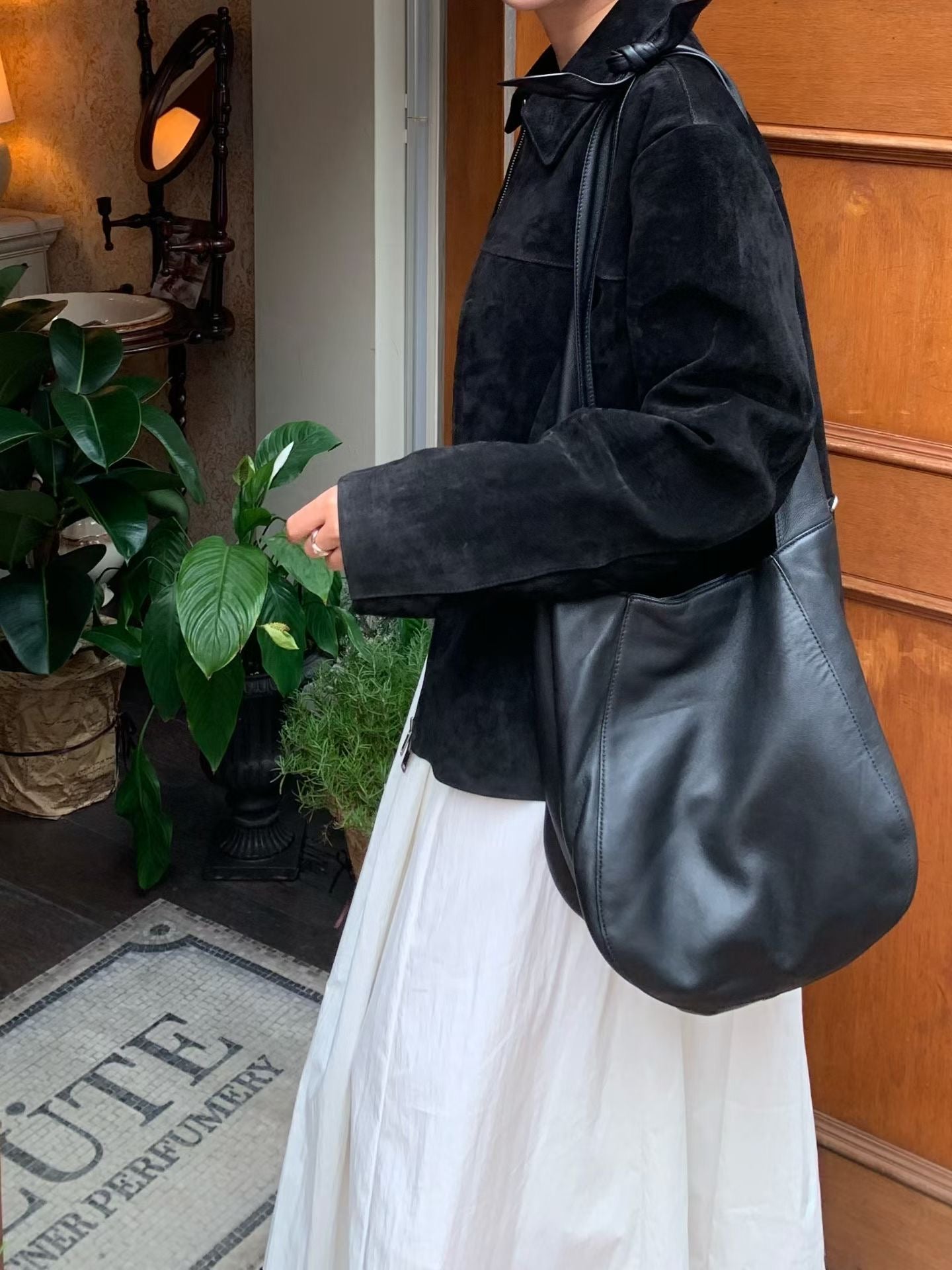 Calypso Pig Suede Leather Jacket