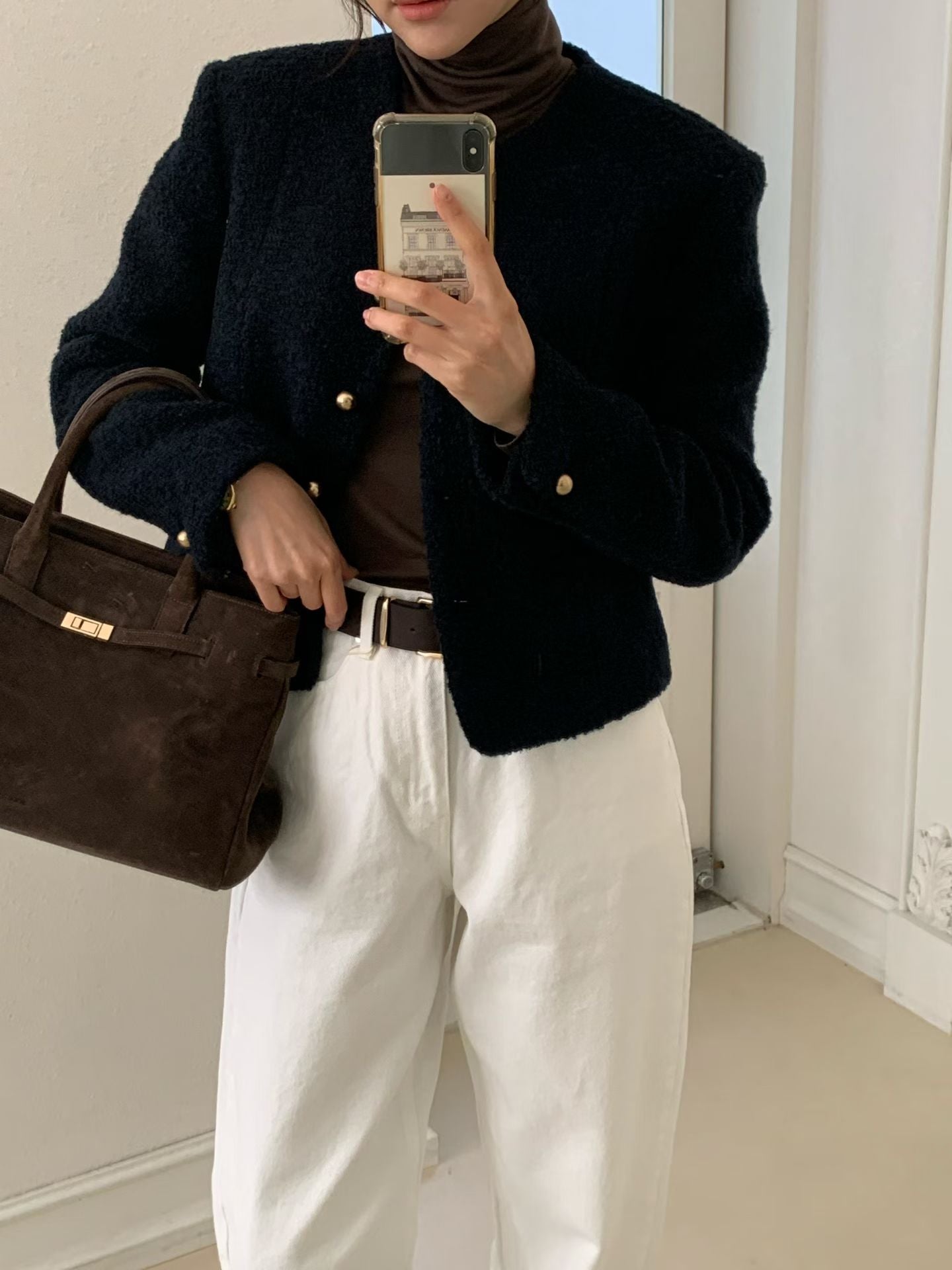 Scottie Suede Bag