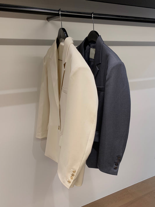 Layana Wool Top Button Jacket (2 Colors)