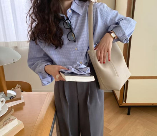 【牛皮荔枝紋】Leju-Ople Bag (L)(3 Colors)