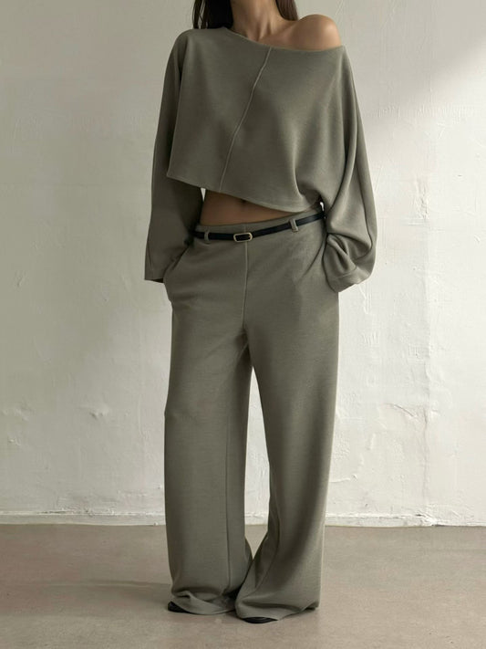 Zarielle Pants with Belt (3 Colors)