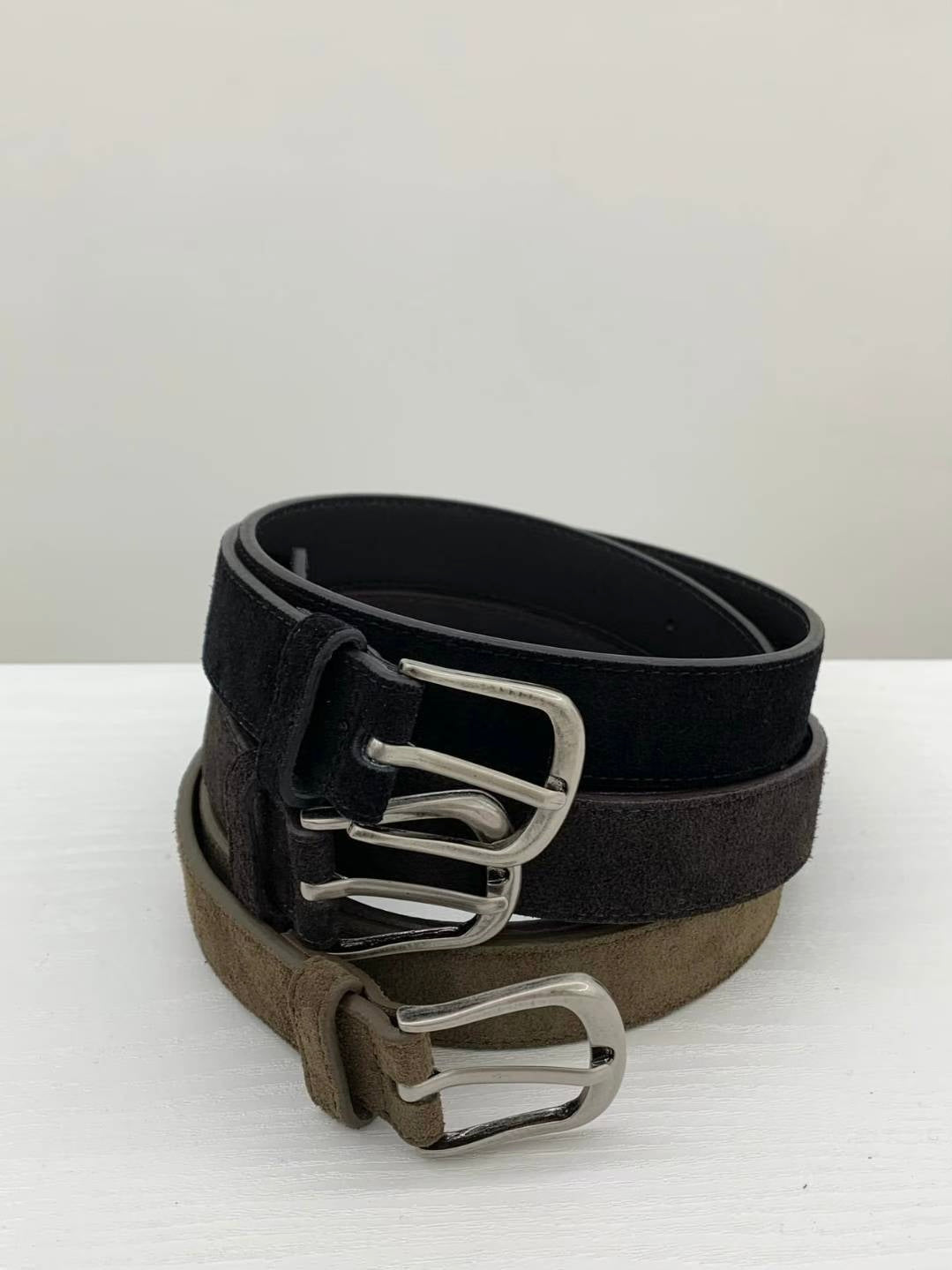 Eris Lamb Suede Belt (3 Colors)