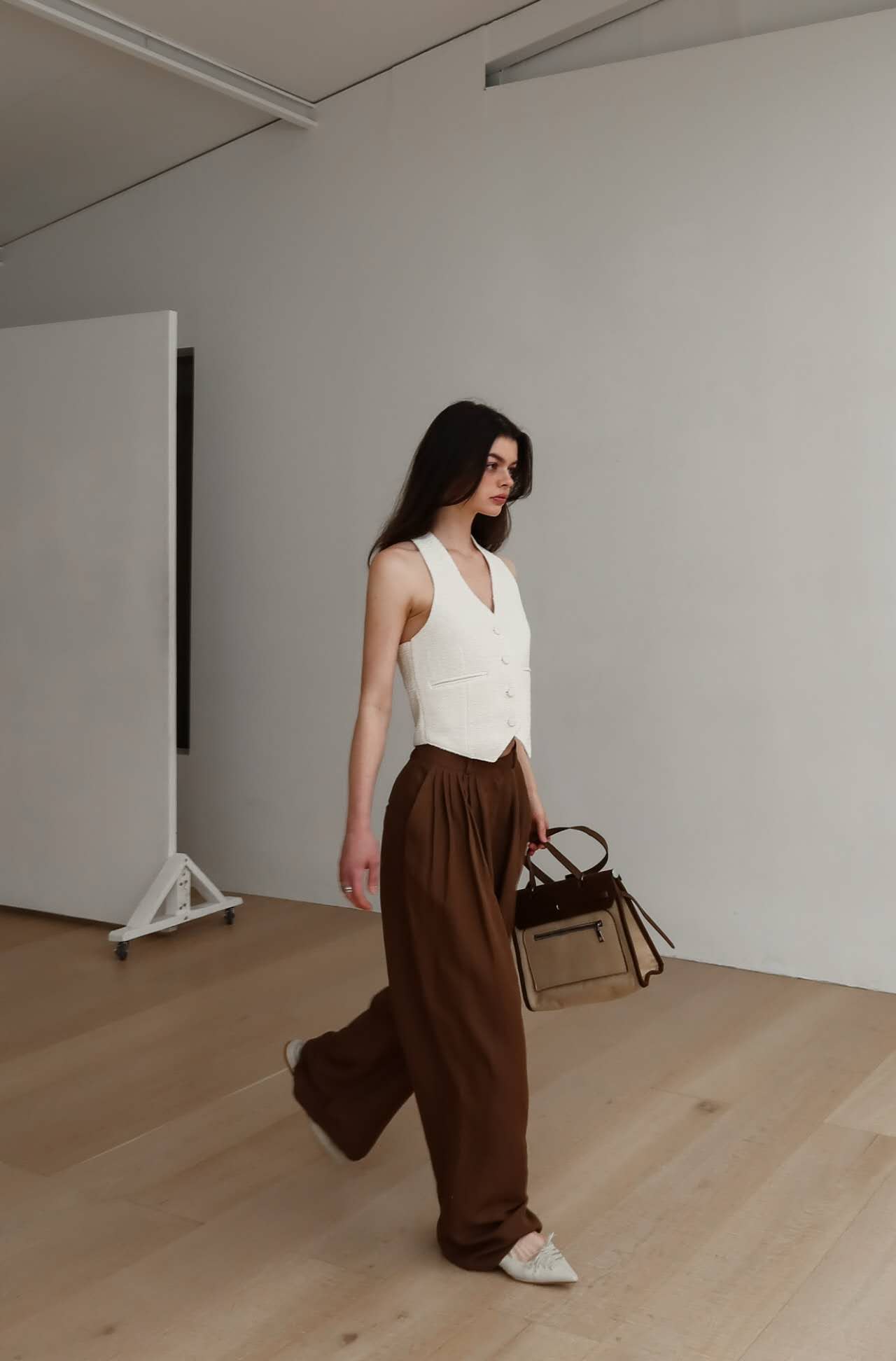 Tweed Halter Vest (3 Colors)