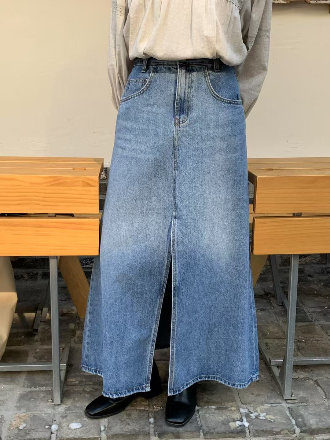 Rowena Denim Skirt