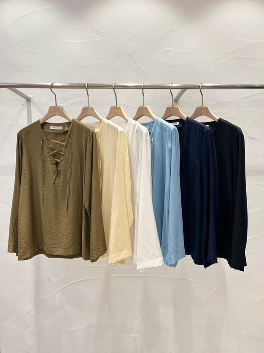 Alouette Strapped Blouse (6 colors)