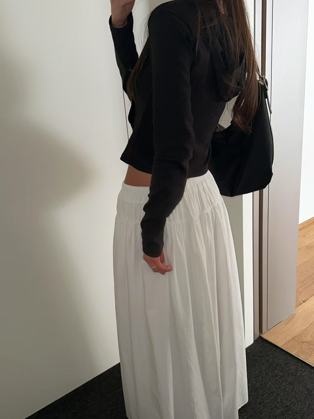 Cotton Shirring Skirt