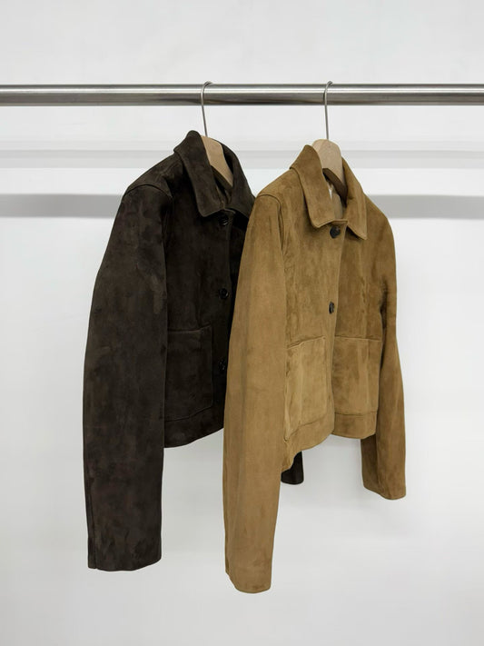 Odalys Goat Suede Jacket (2 Colors)