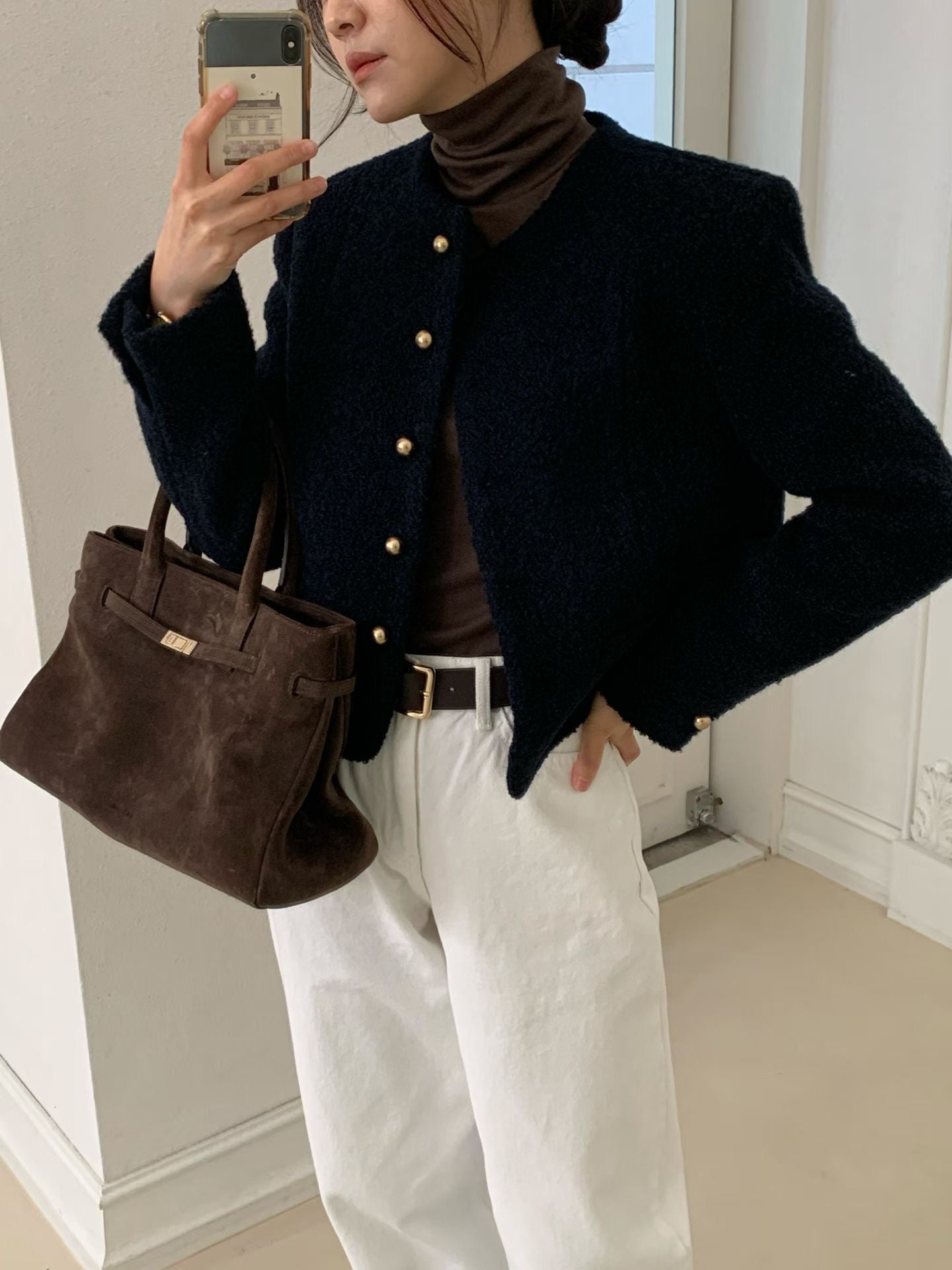 Scottie Suede Bag