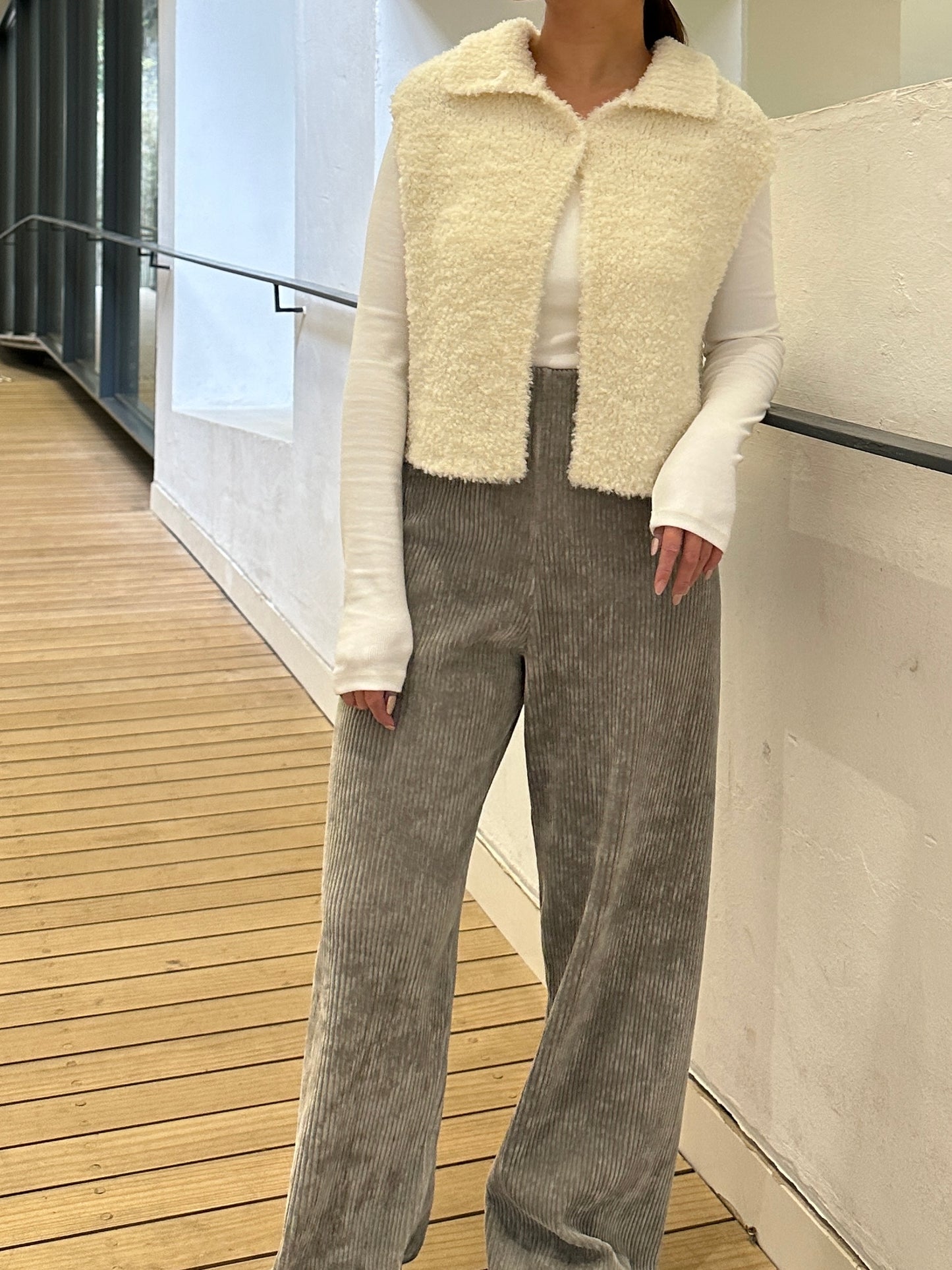 Wool-blend Vest