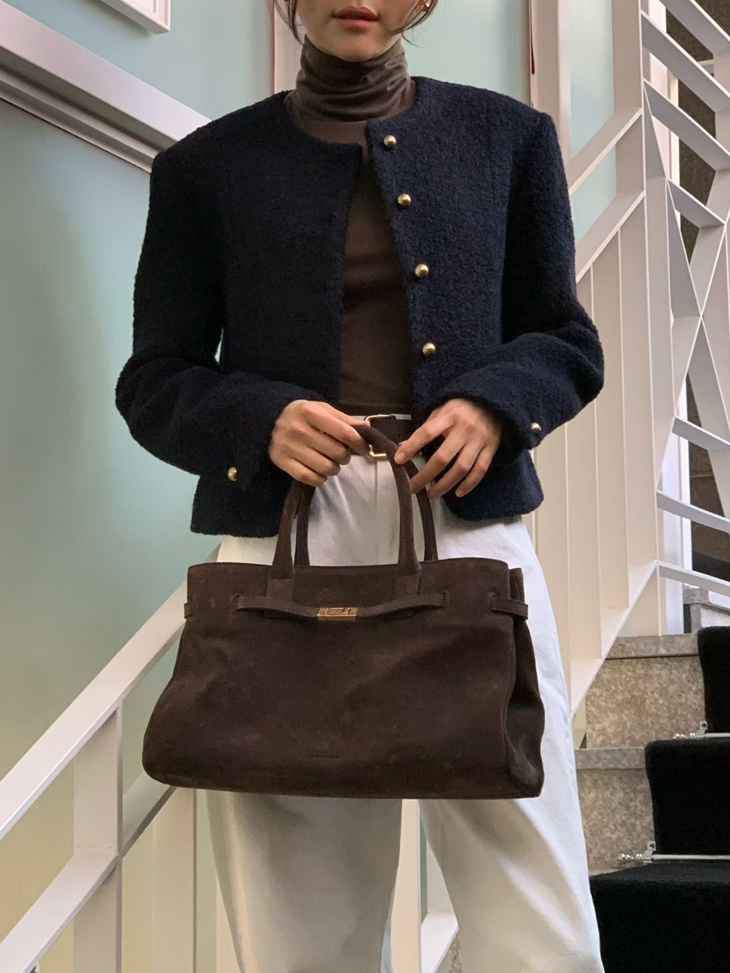 Scottie Suede Bag