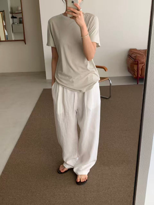 【亞麻100%面料】 Esperanza Pants (3 Colors)