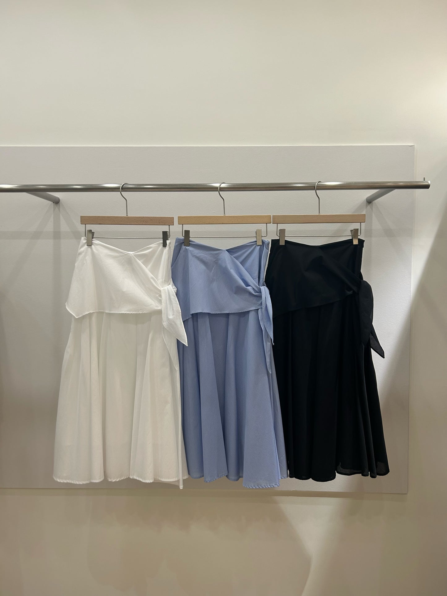 Eurielle Striped Skirt (3 Colors)