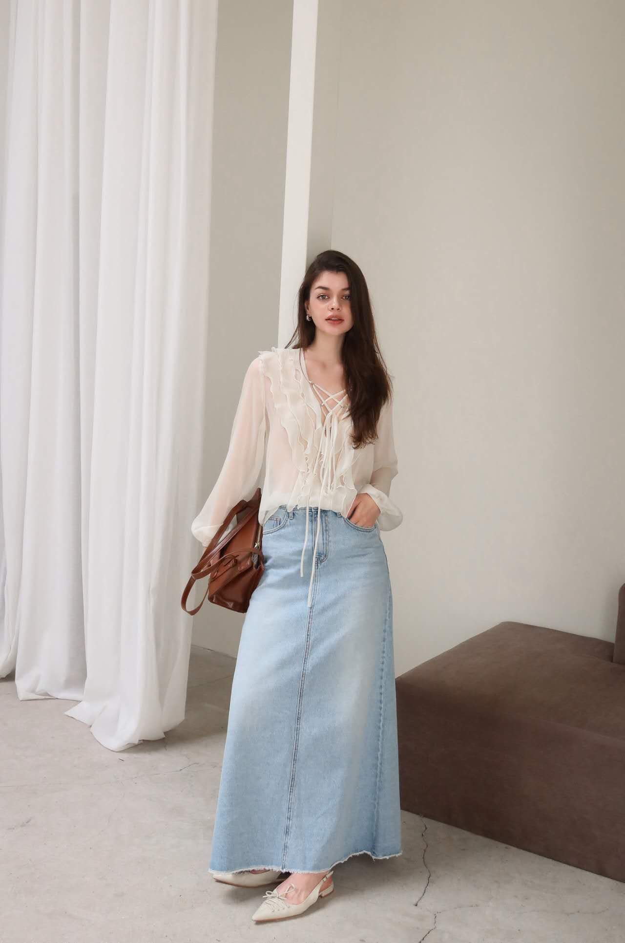 Ulyana Denim Skirt