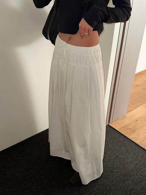 Cotton Shirring Skirt