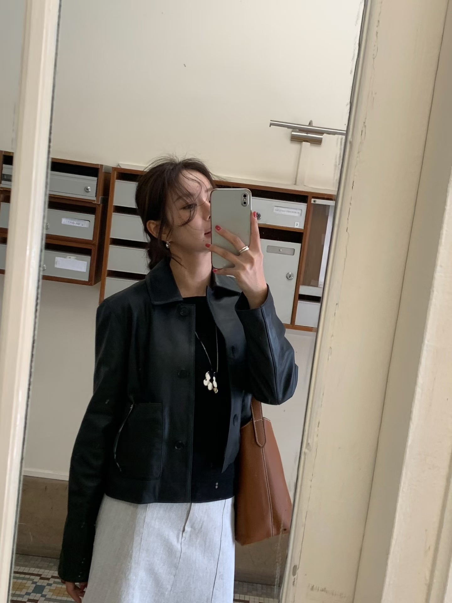 Tansy Lamb Skin Jacket (2 Colors)