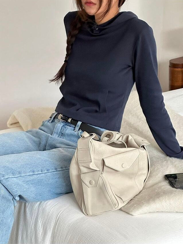 Winnie Span Hood Tee (4 Colors)