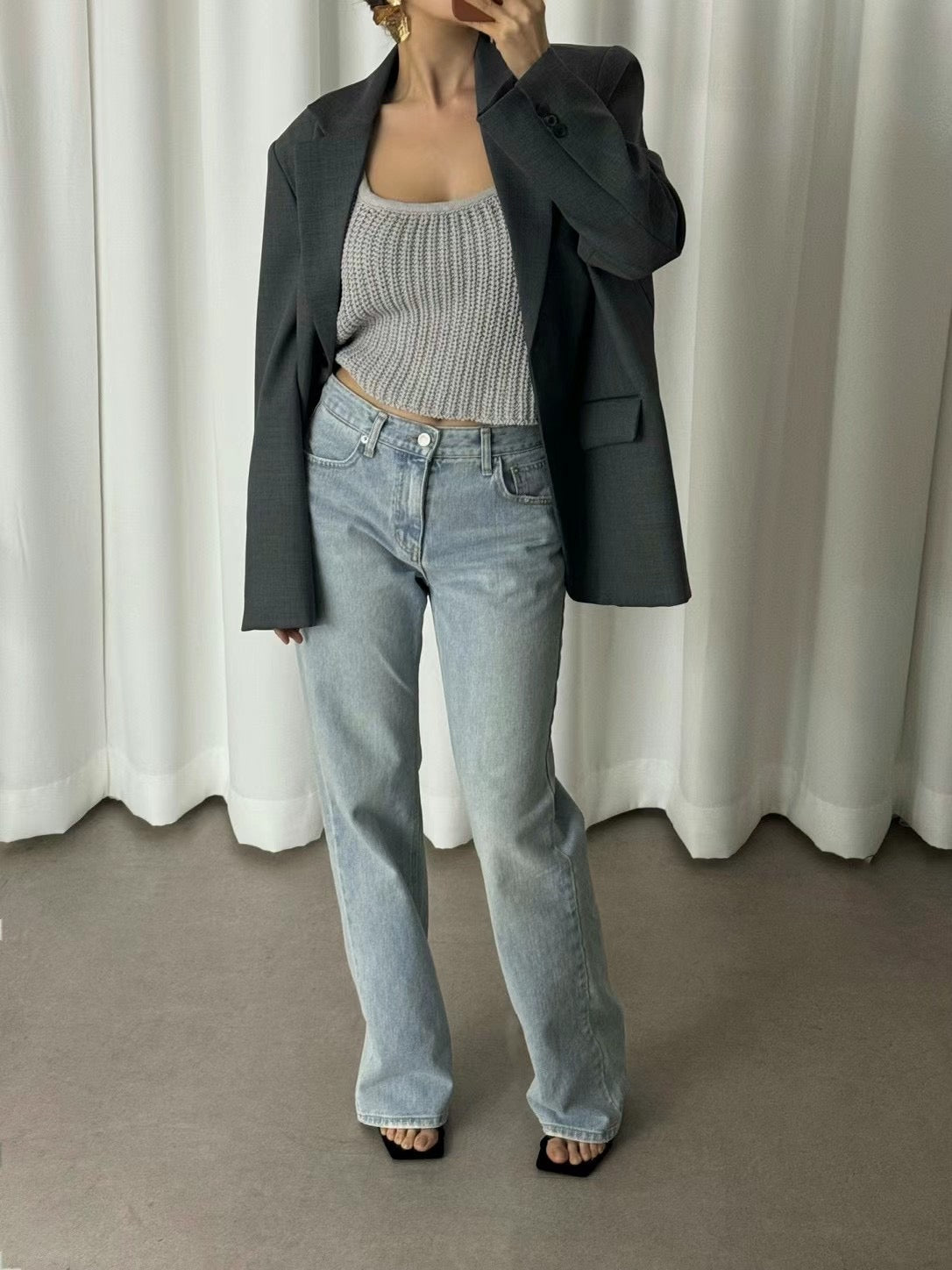 Veronica Cotton Knit Top
