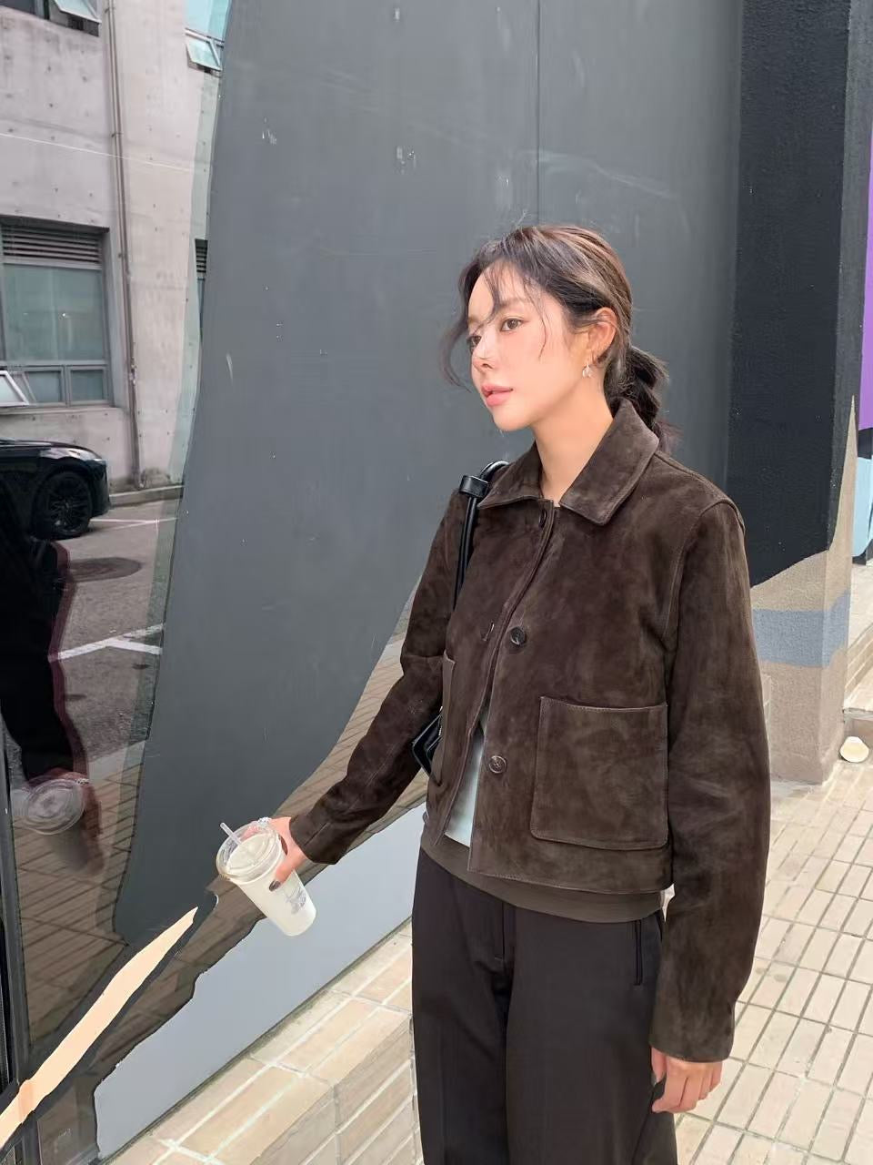 Odalys Goat Suede Jacket (2 Colors)