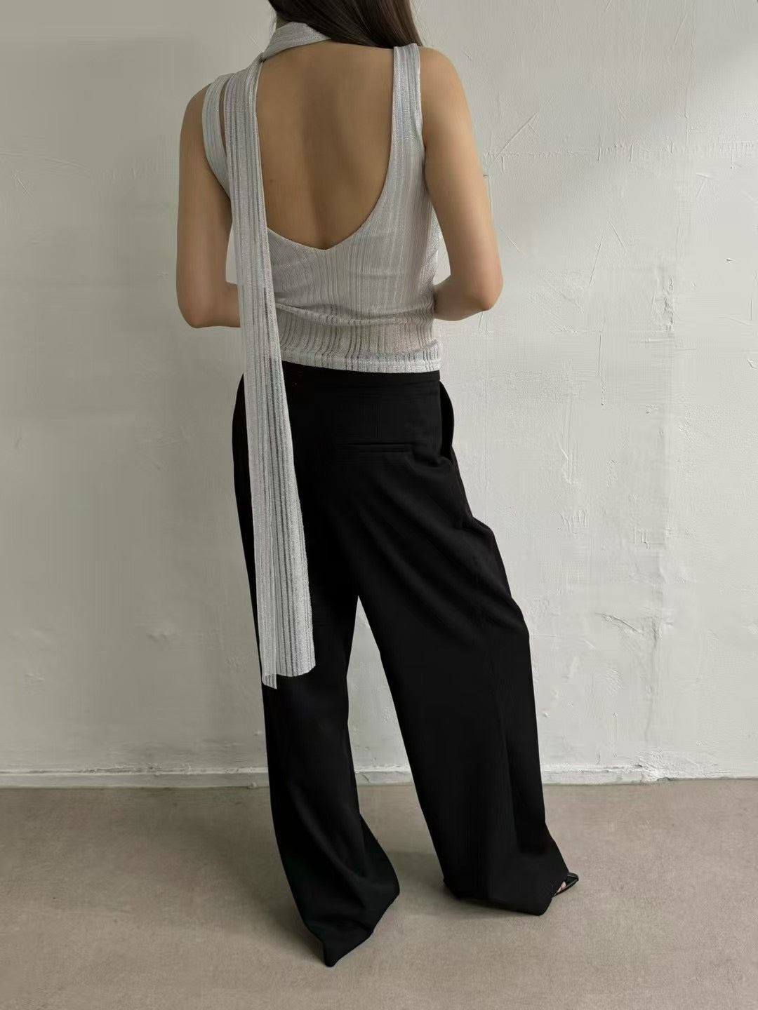 Althea Top with Scarf (2 Colors)