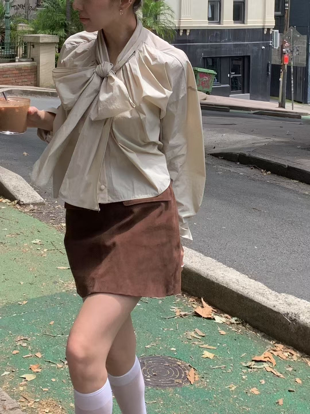 Liz Ribbon Blouse (3 Colors)