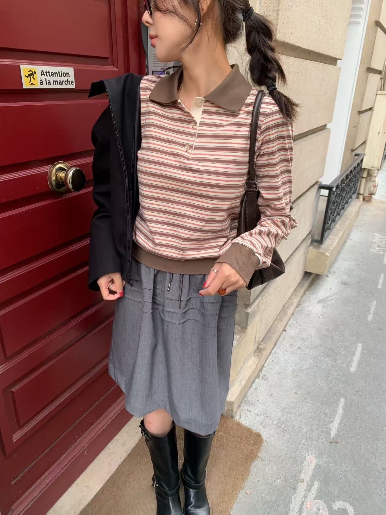 Xyla Striped Top (3 Colors)