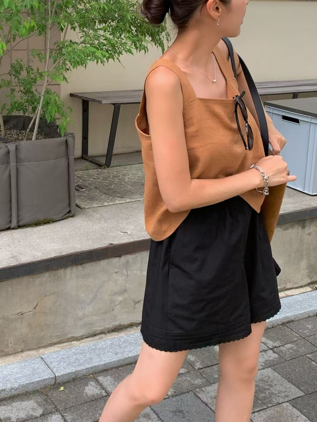 Aveline Linen Top (3 Colors)