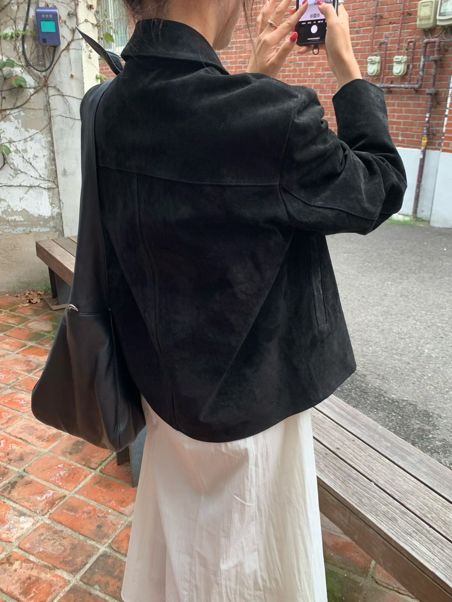 Calypso Pig Suede Leather Jacket