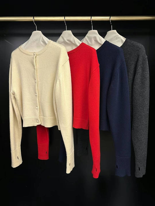 Qiana Round Cardigan (4 Colors)