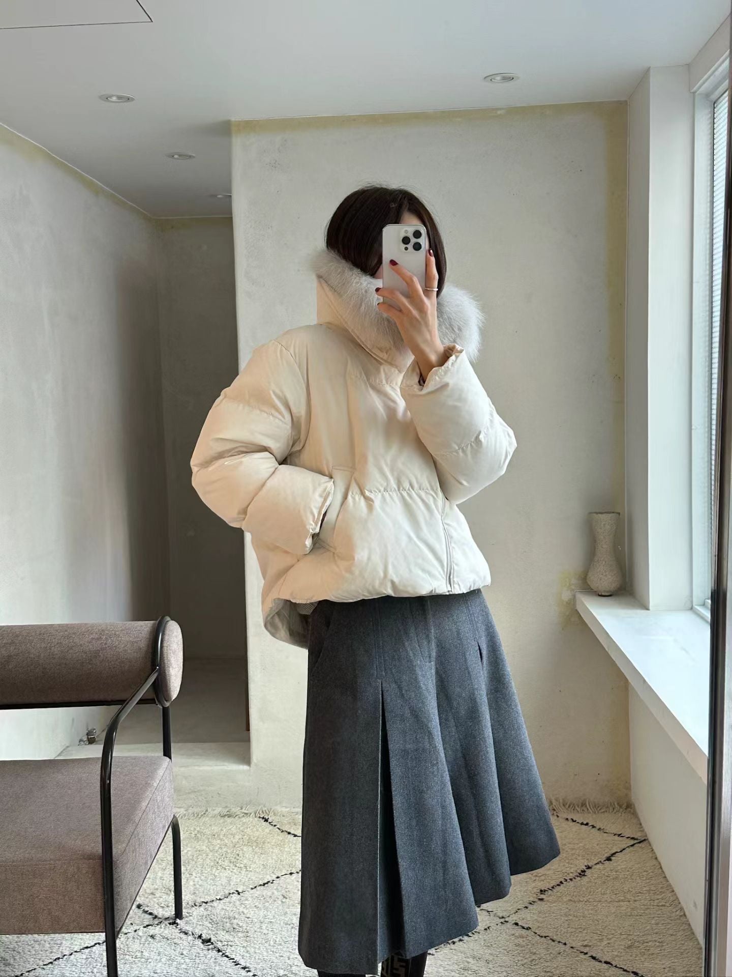 Araminta Goose Down Jacket (3 Colors)