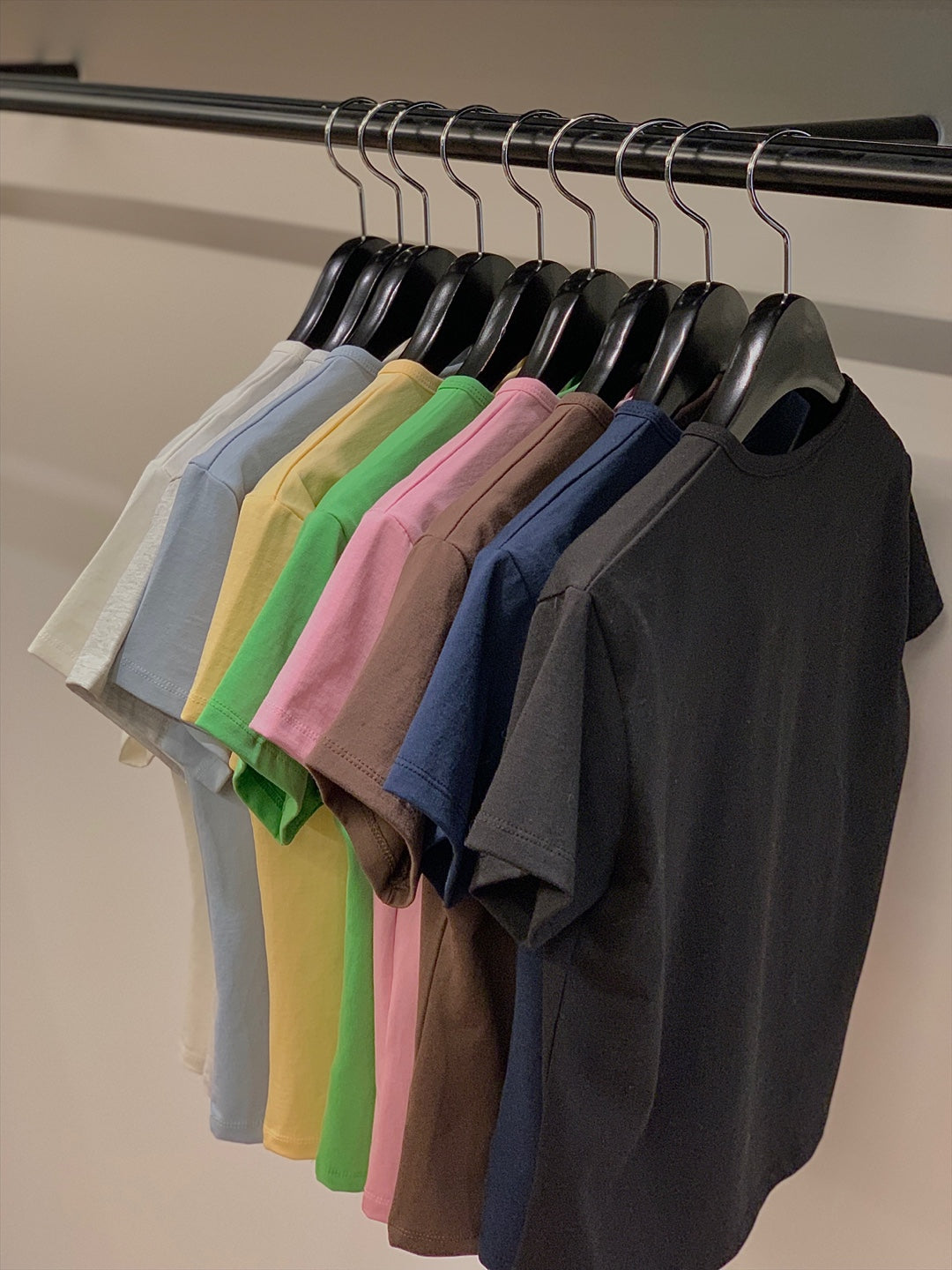 Nathalia Cotton Short-sleeved T-shirt (9 Colors)