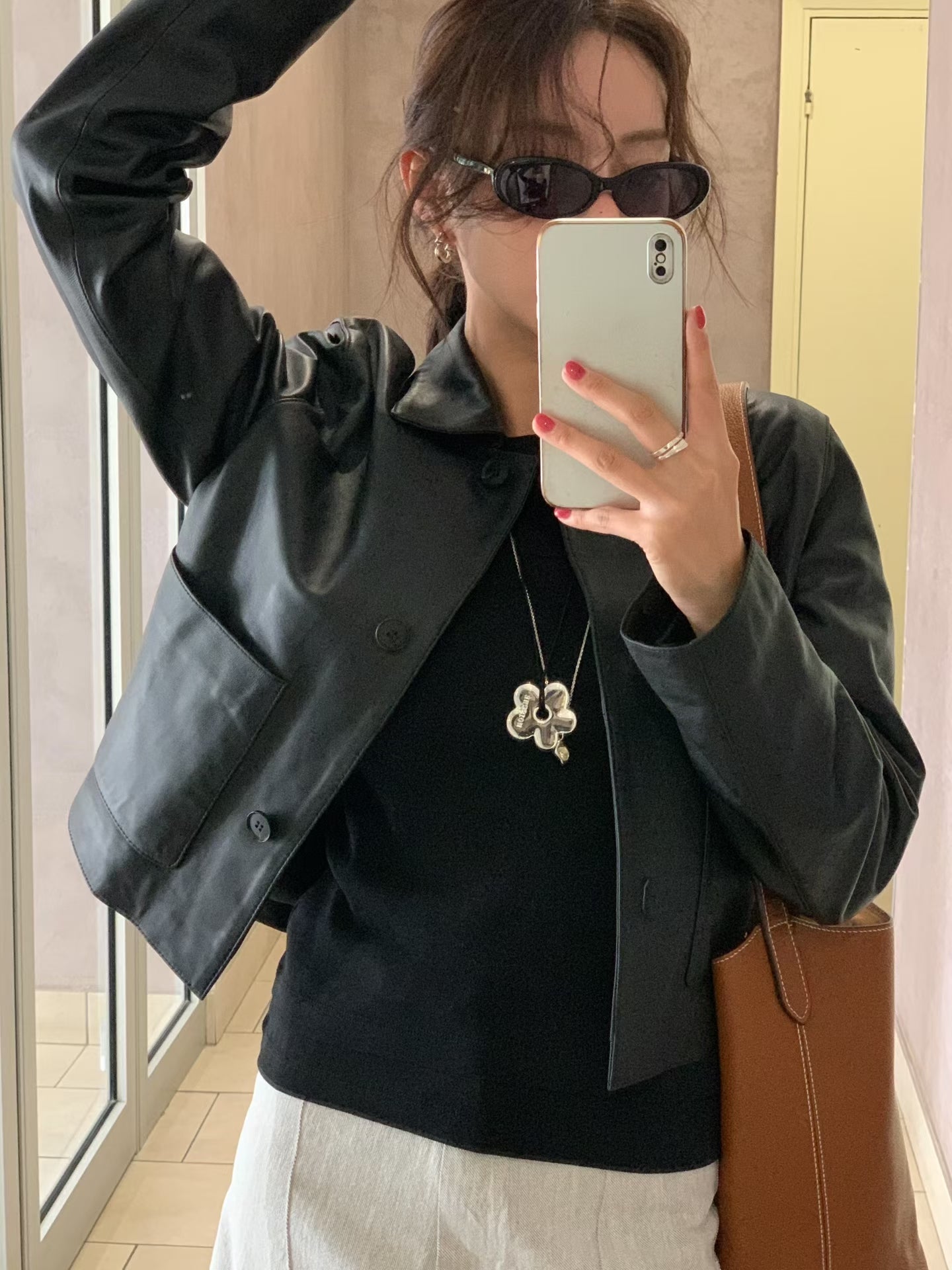 Tansy Lamb Skin Jacket (2 Colors)
