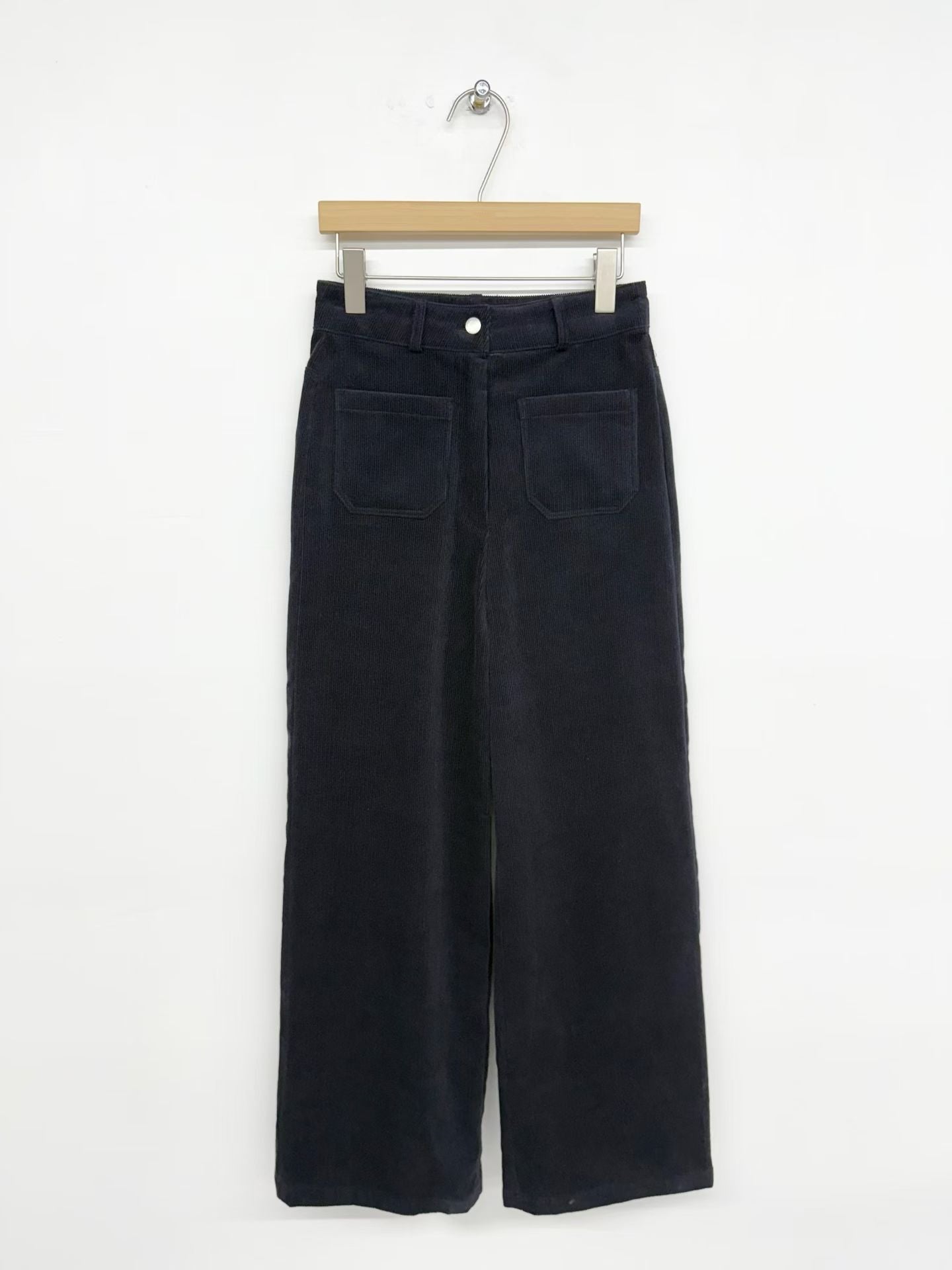Delphine High Waist Heart Corduroy Pants (3 Colors)