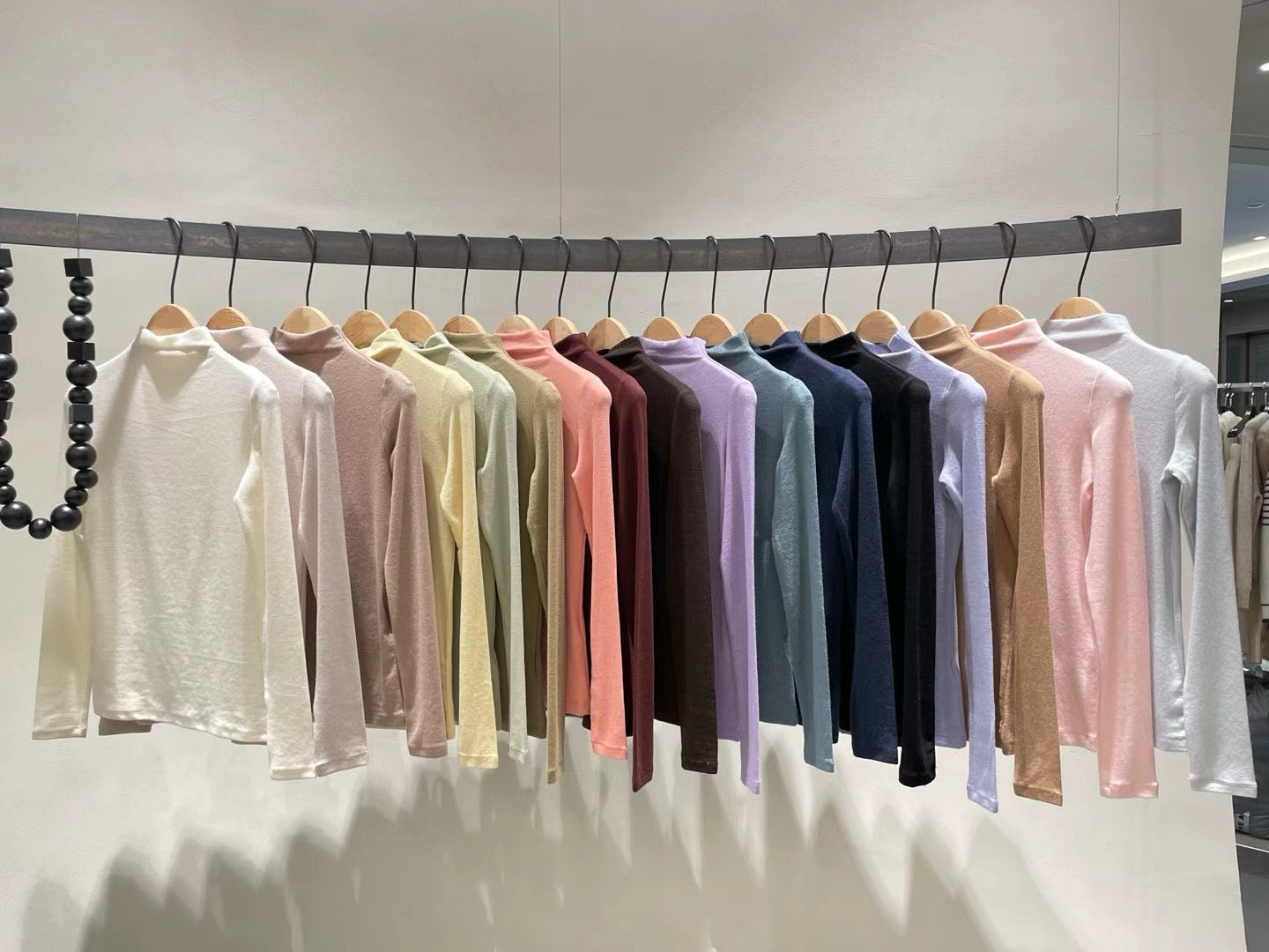 連續兩年熱賣款神打底👑 Long-sleeved Mock Neck Top (17 Colors)
