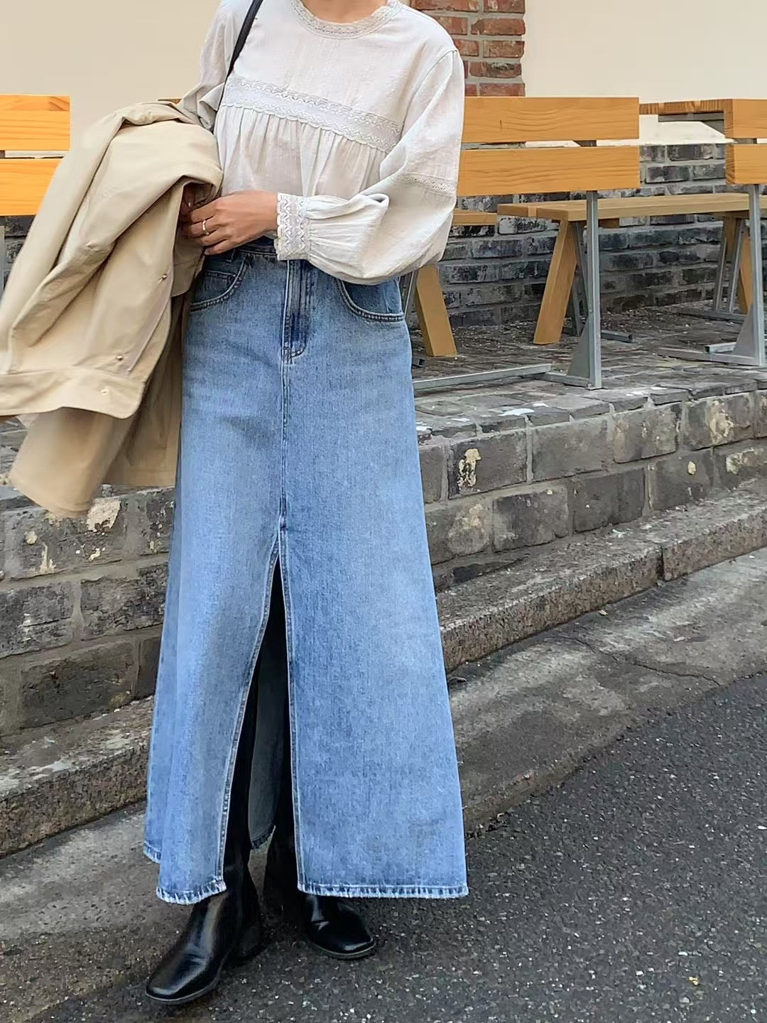 Rowena Denim Skirt