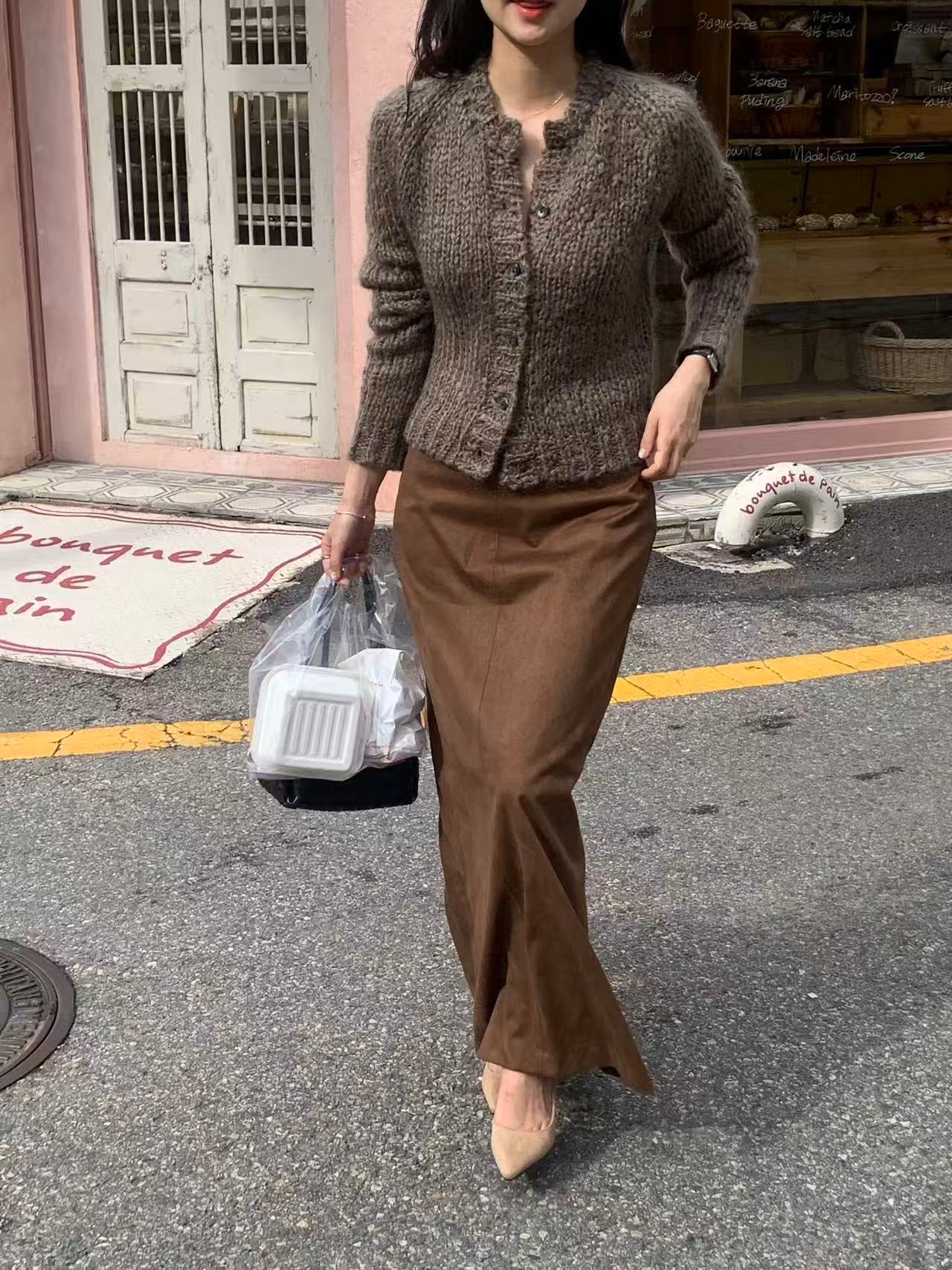 Lark Suede Skirt (2 Colors)