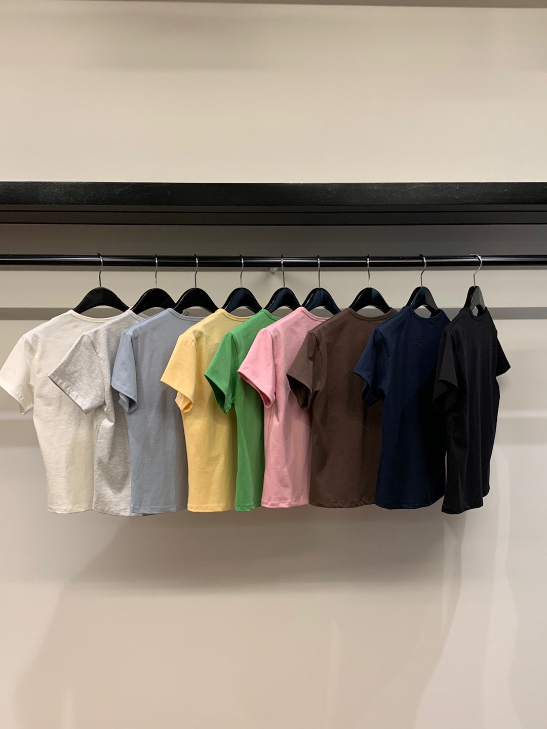 Nathalia Cotton Short-sleeved T-shirt (9 Colors)