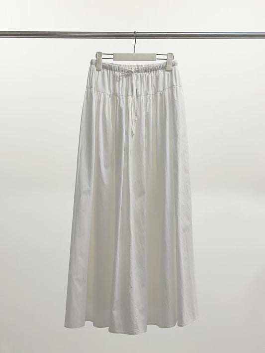 Cotton Shirring Skirt