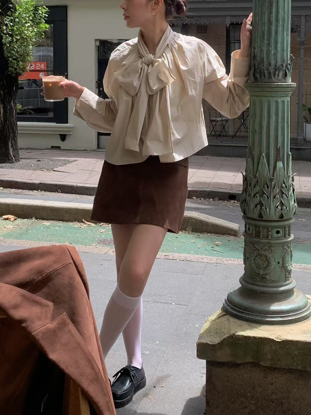 Liz Ribbon Blouse (3 Colors)