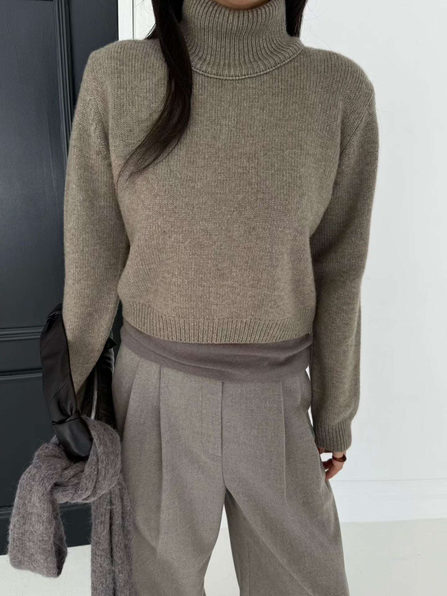 Ivalo Superfine Merino Wool Knit Top (4 Colors)