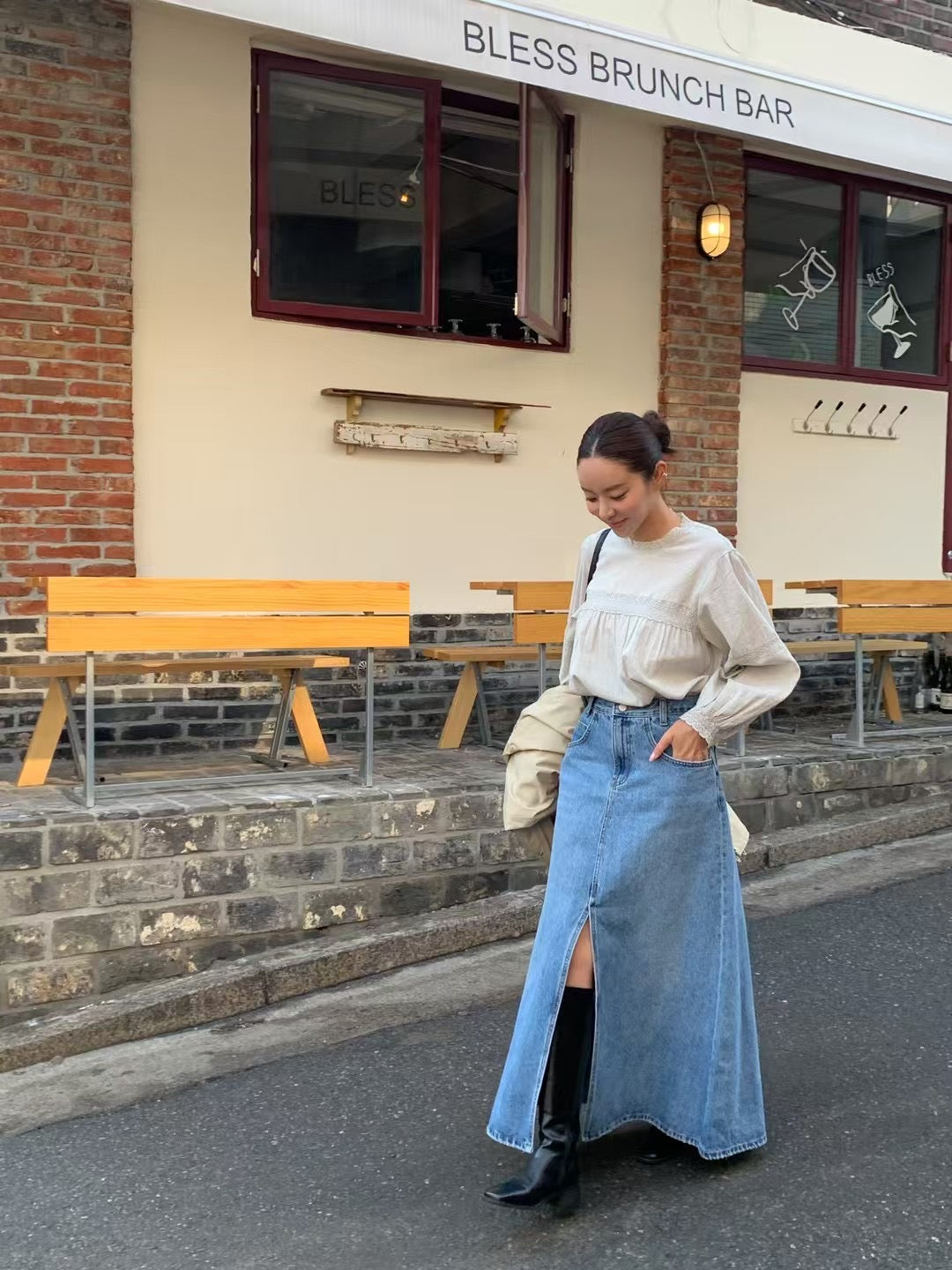 Rowena Denim Skirt